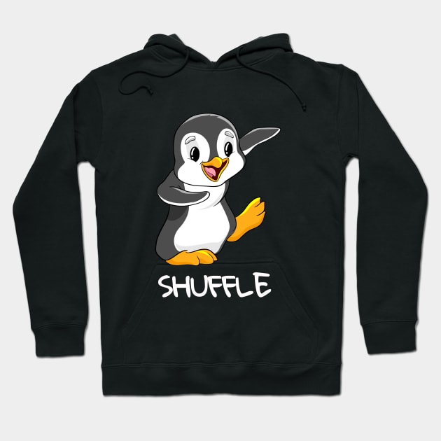 Shuffle dancing penguin Shirt Shuffle Dance Music Techno Hoodie by ELFEINHALB